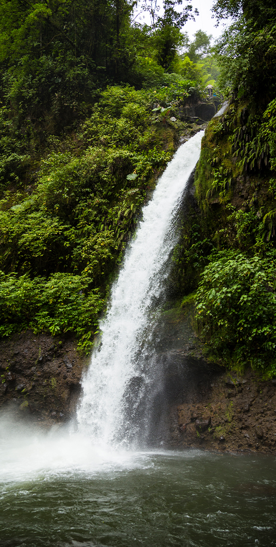 Peru waterfall and nature